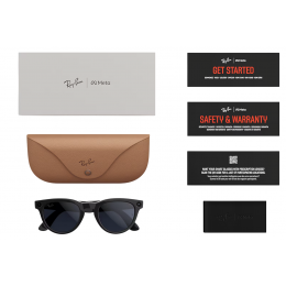 Умные очки Ray-Ban Meta* Headliner Gen 2 Shiny Asteroid Grey, Фотохромные линзы Clear to Emerald Transitions (RW4013), размер M
